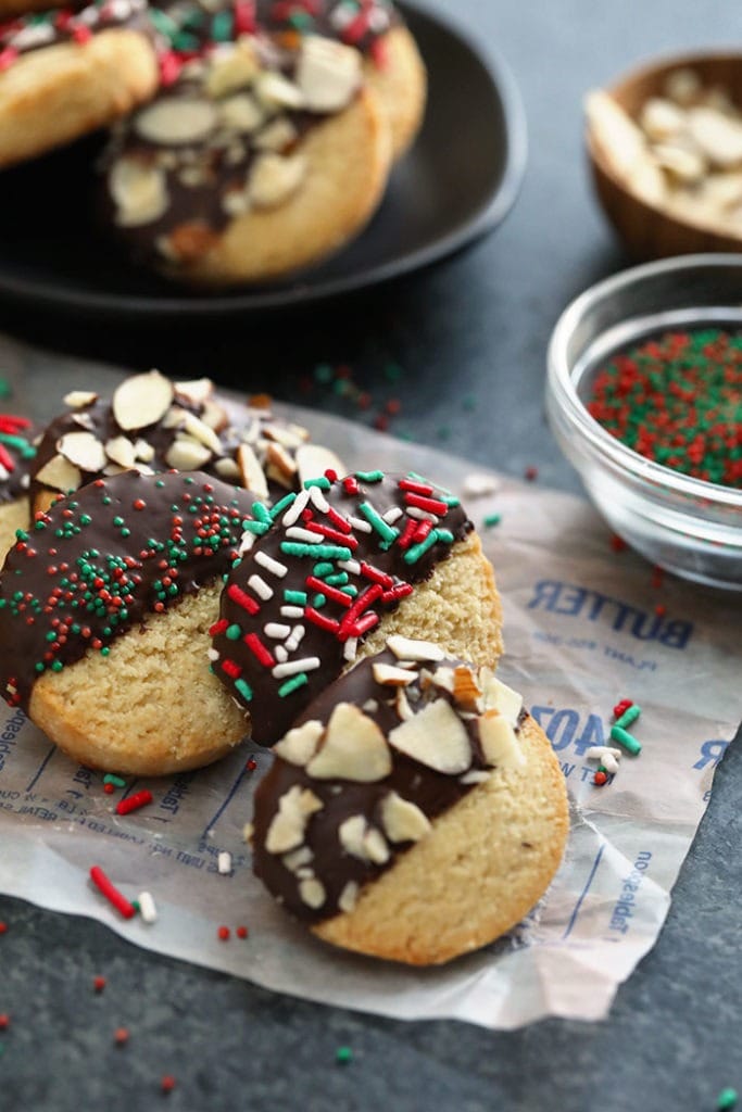 Shortbread Almond Flour Cookies