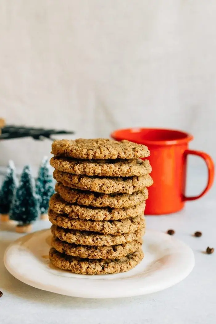 Almond Butter Espresso Cookies