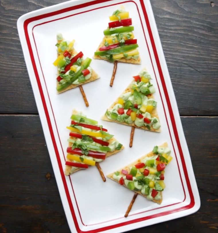 Festive Guacamole Appetizers