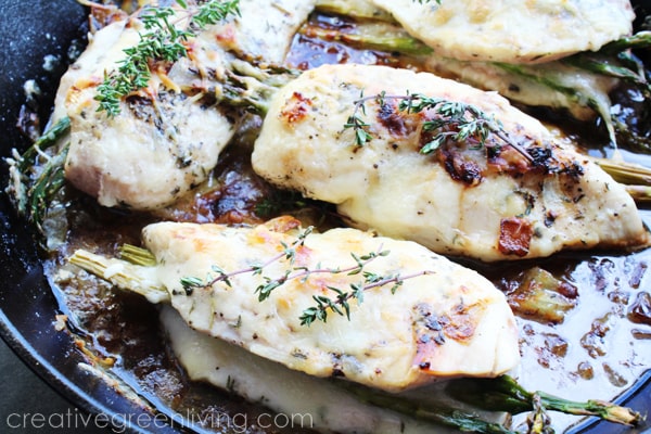 Asparagus Stuffed Chicken Breasts