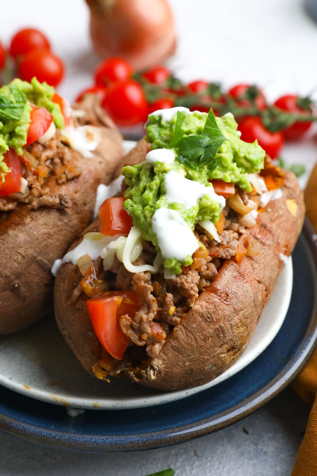 Taco Stuffed Sweet Potatoes