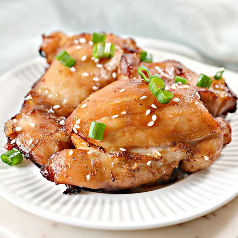 Sticky Chicken Thighs