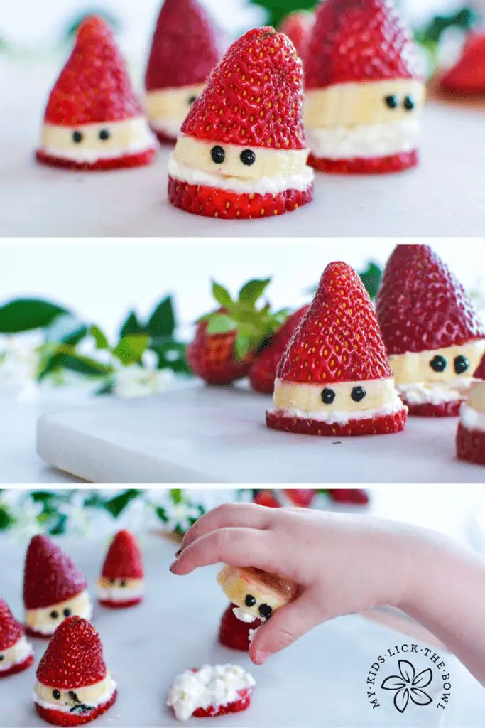 Healthy Strawberry Santas