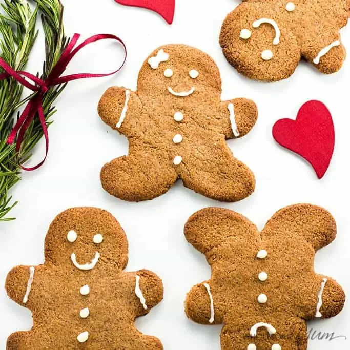 Low Carb Gingerbread Cookies