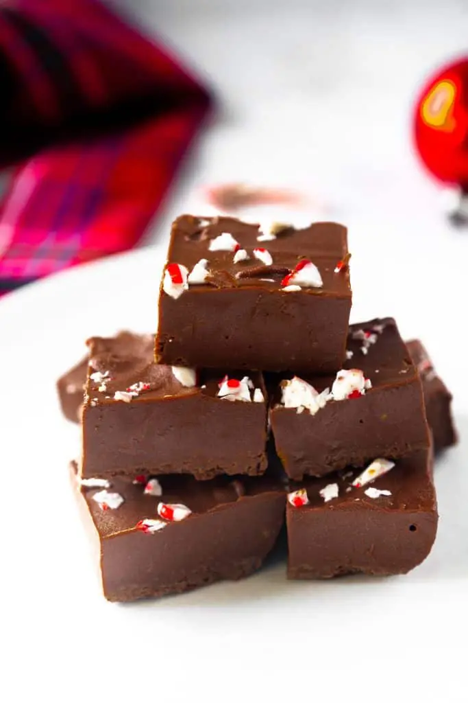 Vegan Peppermint Fudge