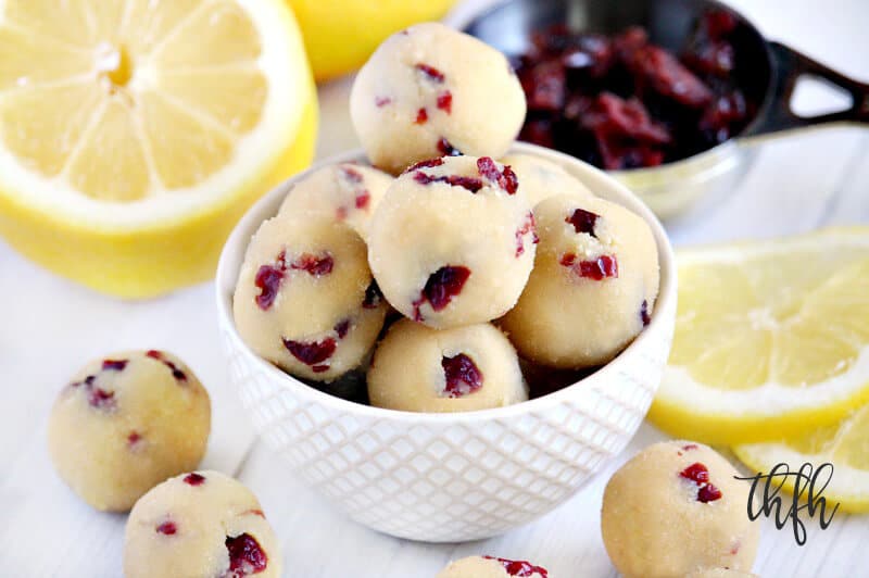 No-Bake Cranberry Lemon Balls