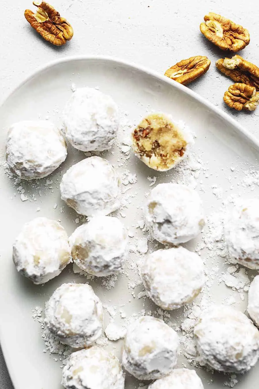 Keto Snowball Christmas Cookies