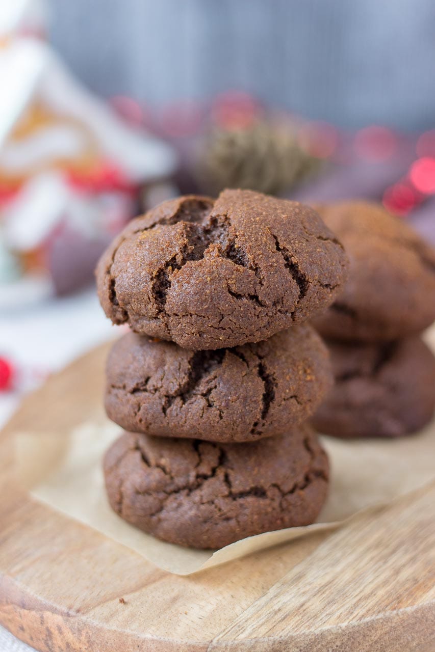 Chocolate Gingerbread Cookies