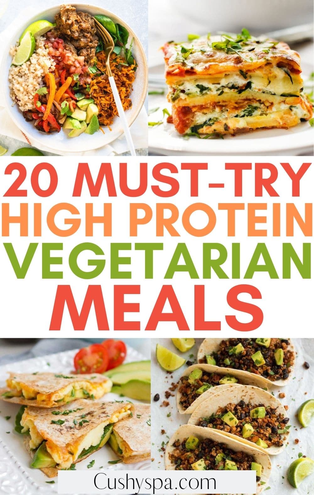 high protein vegetarian meals