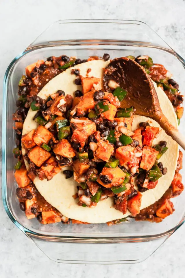 Sweet Potato Black Bean Casserole