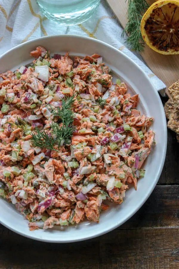 Cedar Plank Salmon Salad