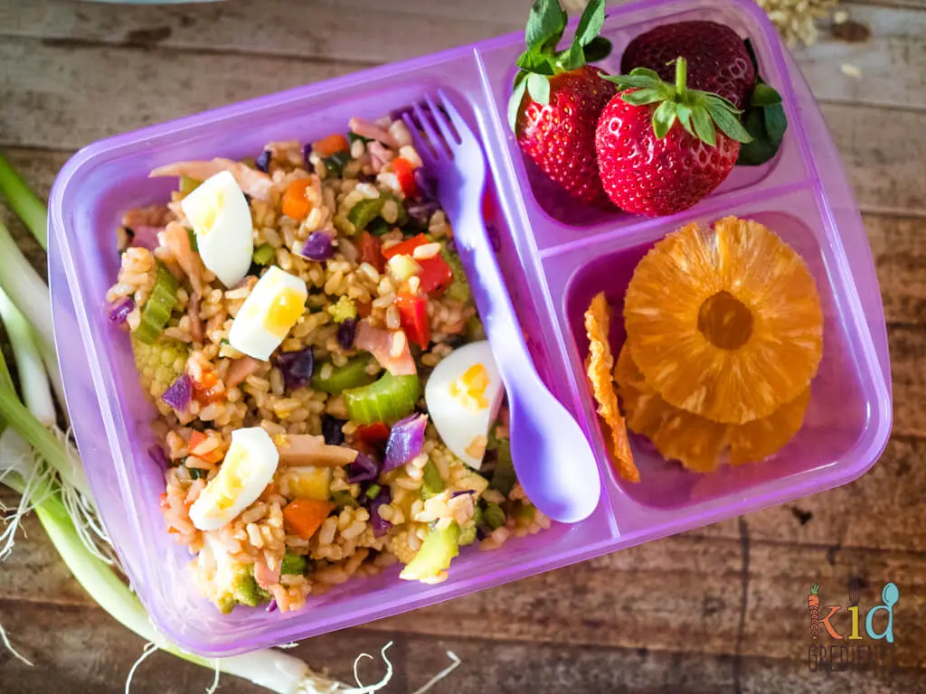 Lunchbox Fried Rice Salad