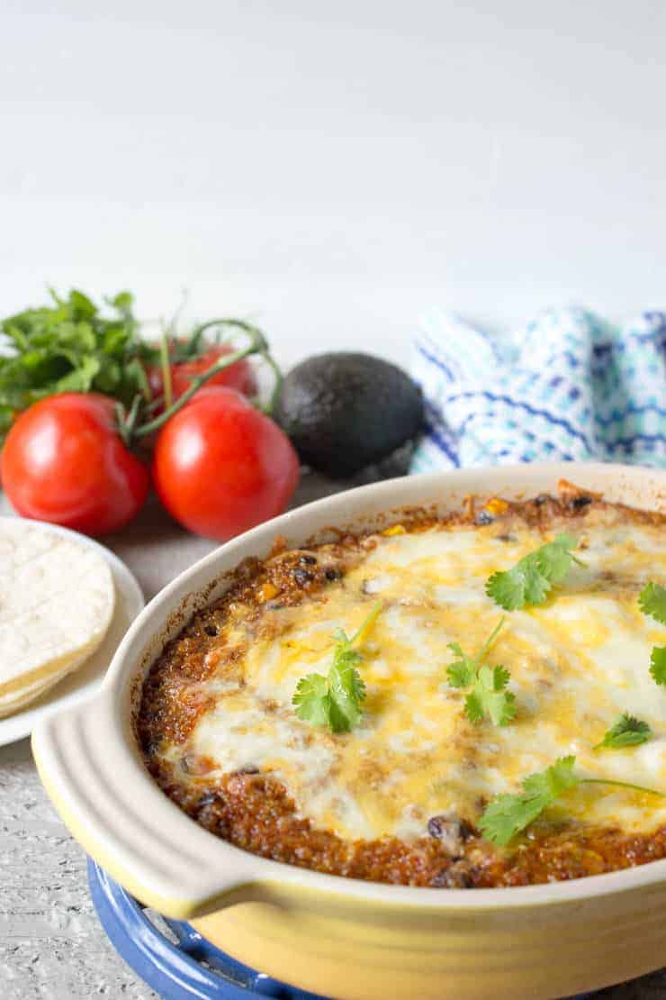 Quinoa Enchilada Bake