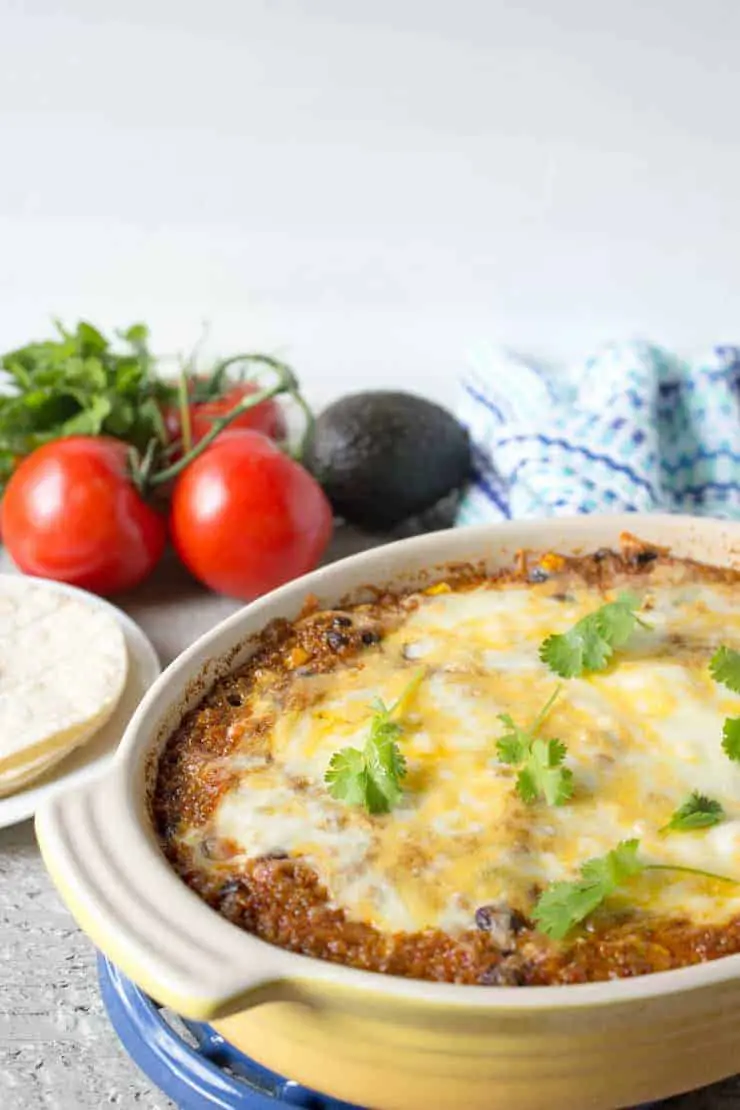 Quinoa Enchilada Bake