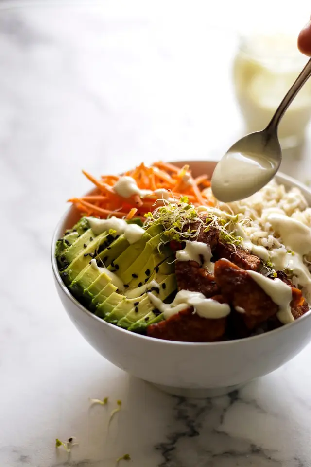 Vegan Rice Bowl With Smoky Tempeh