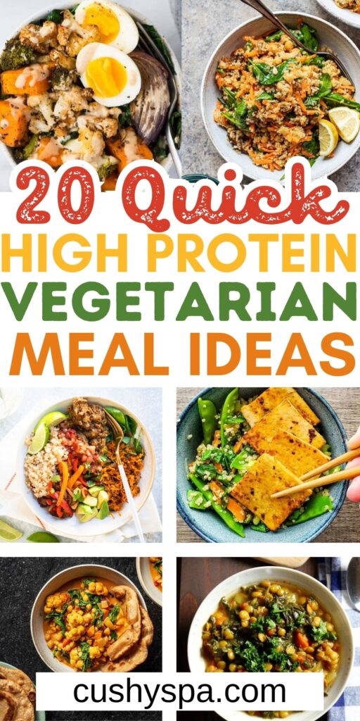 high protein vegetarian recipes