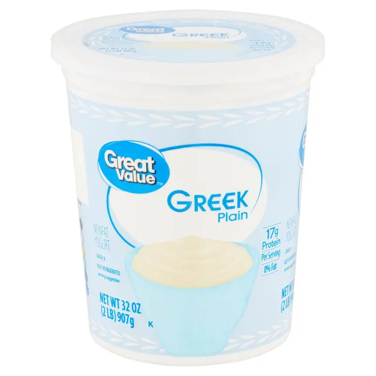 Great Value Greek Plain Nonfat Yogurt