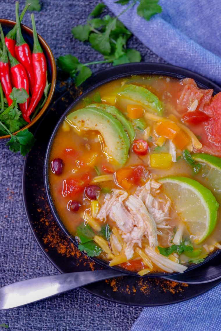 Instant Pot Chicken Tortilla Soup