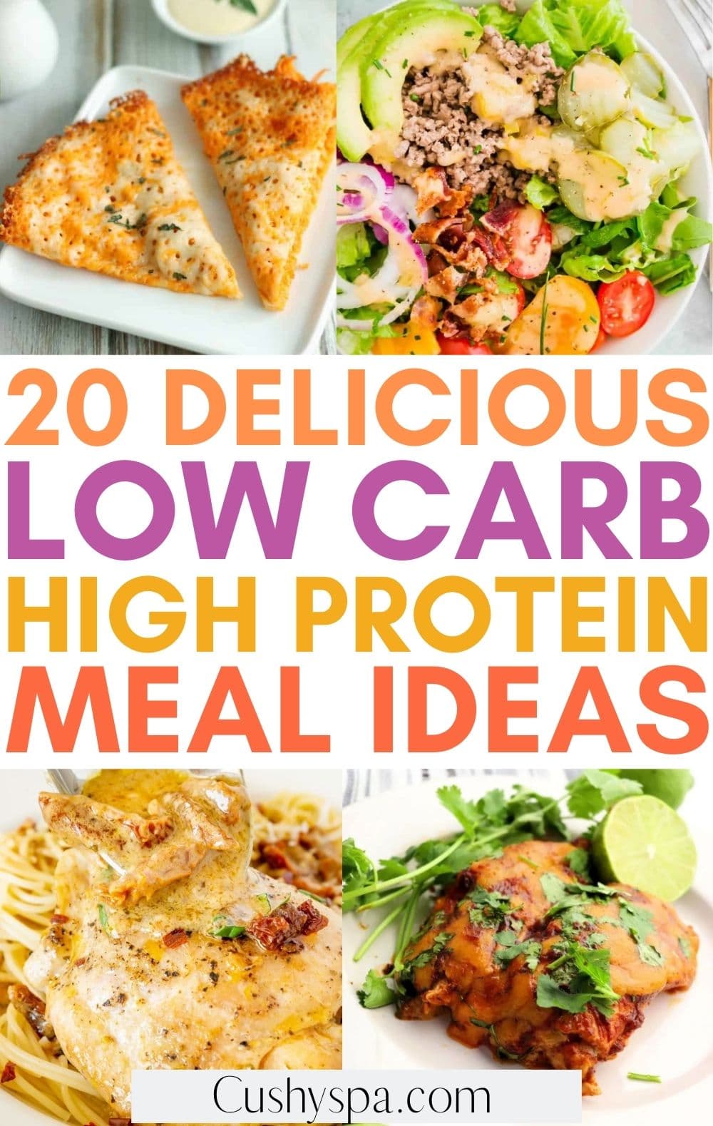 low carb high protein meals