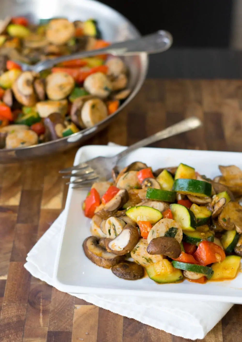 Sausage & Vegetable Saute