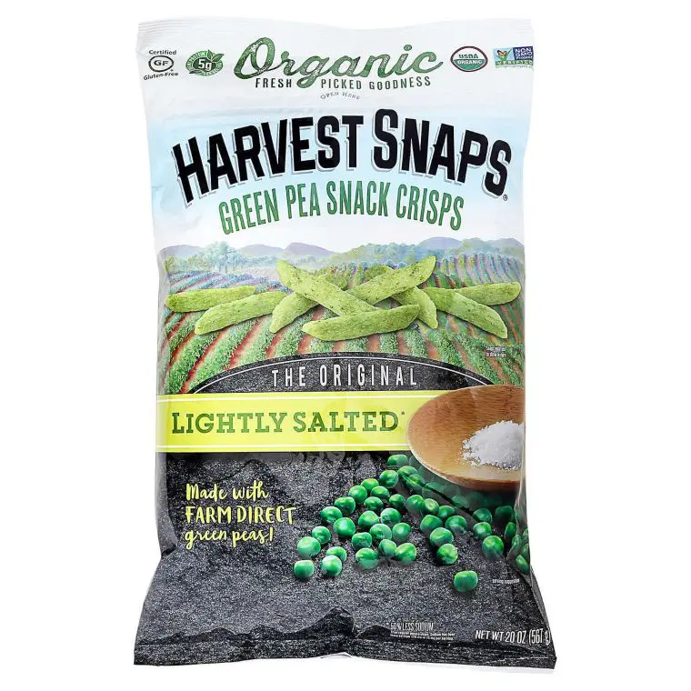 Organic Green Pea Snack Crisps