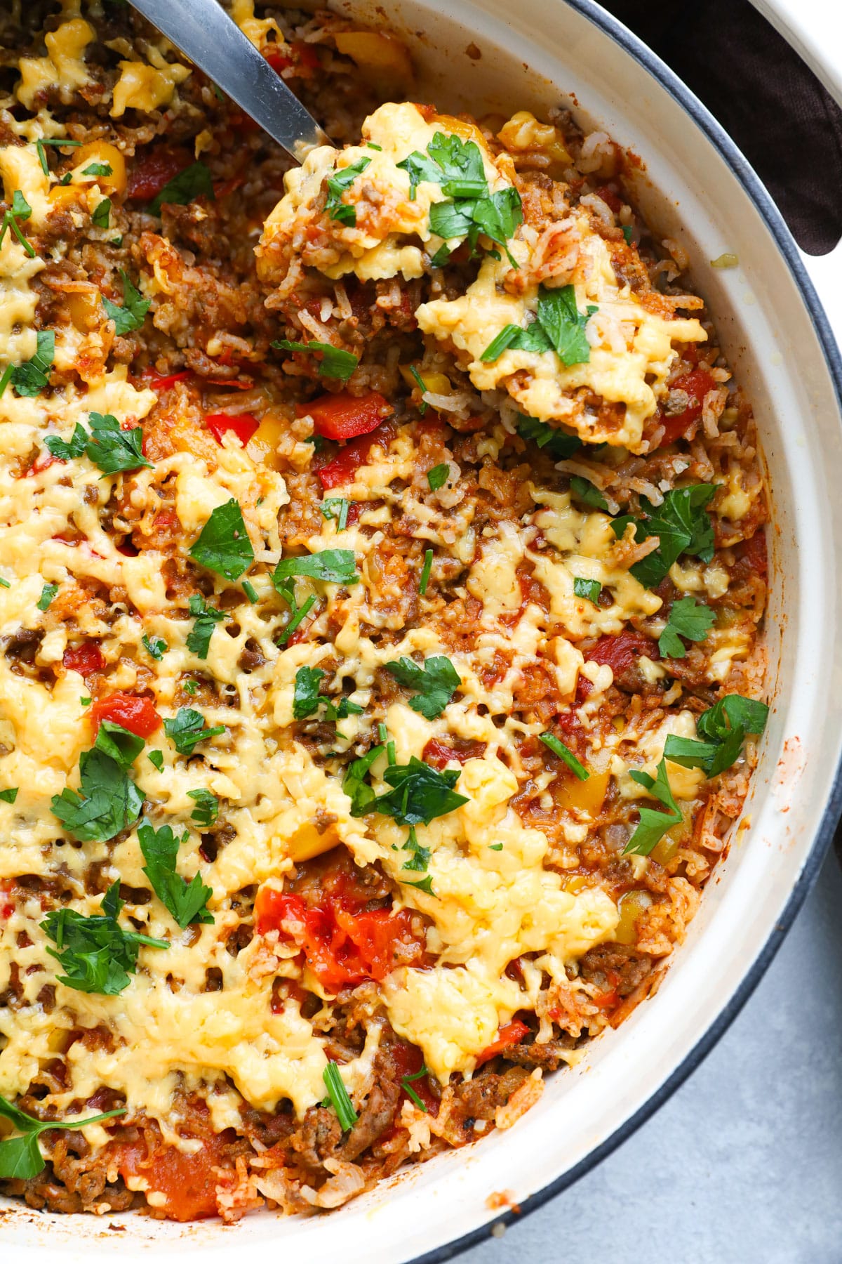 stuffed pepper casserole