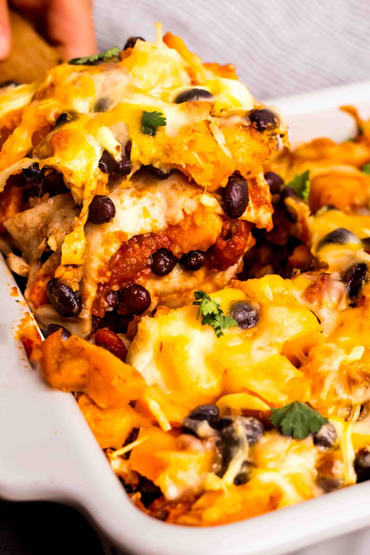 sweet potato black bean casserole