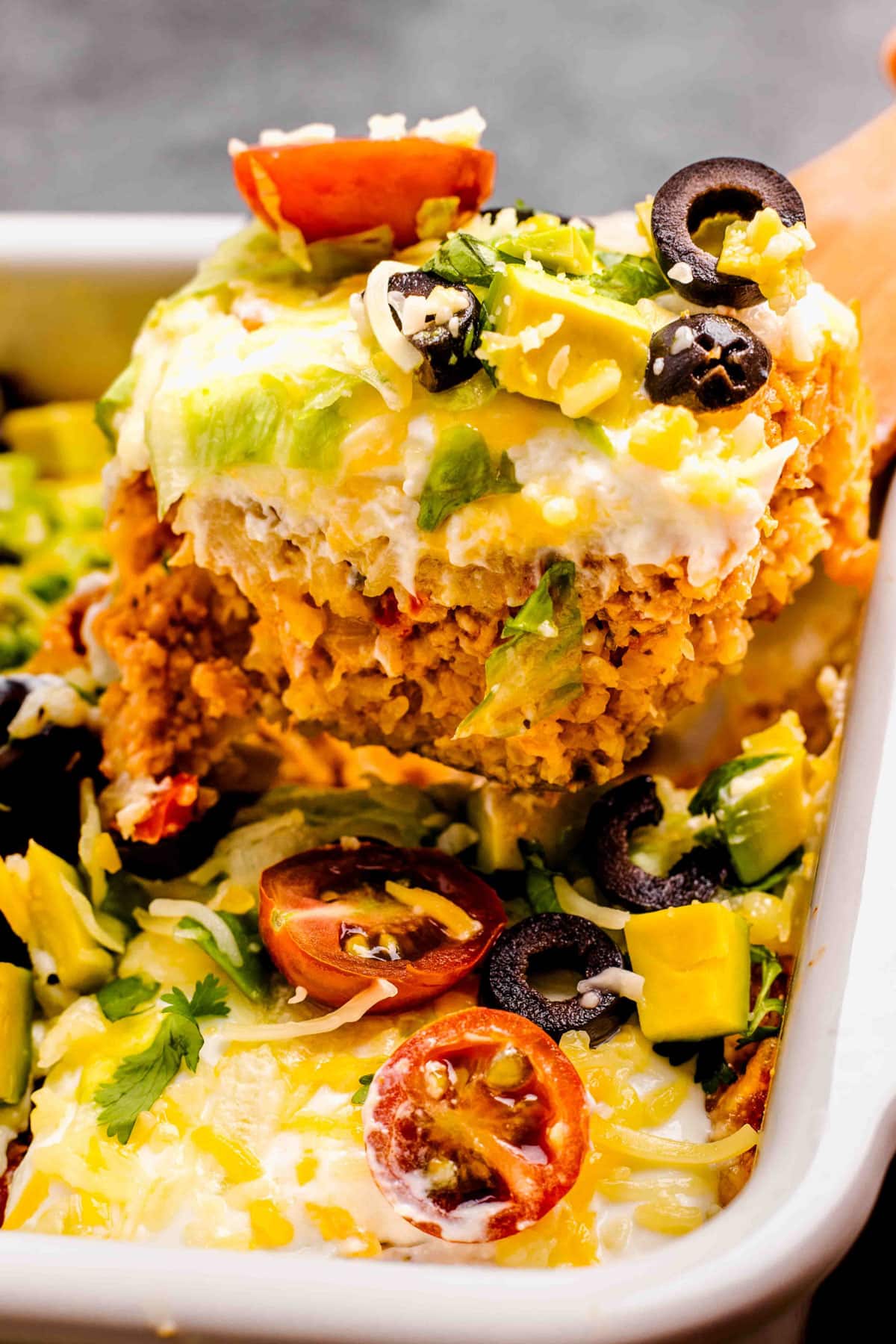 low carb taco casserole