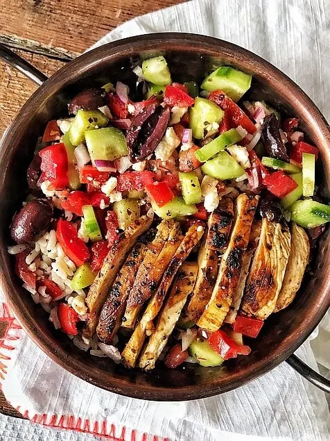 Greek Chicken Bowls