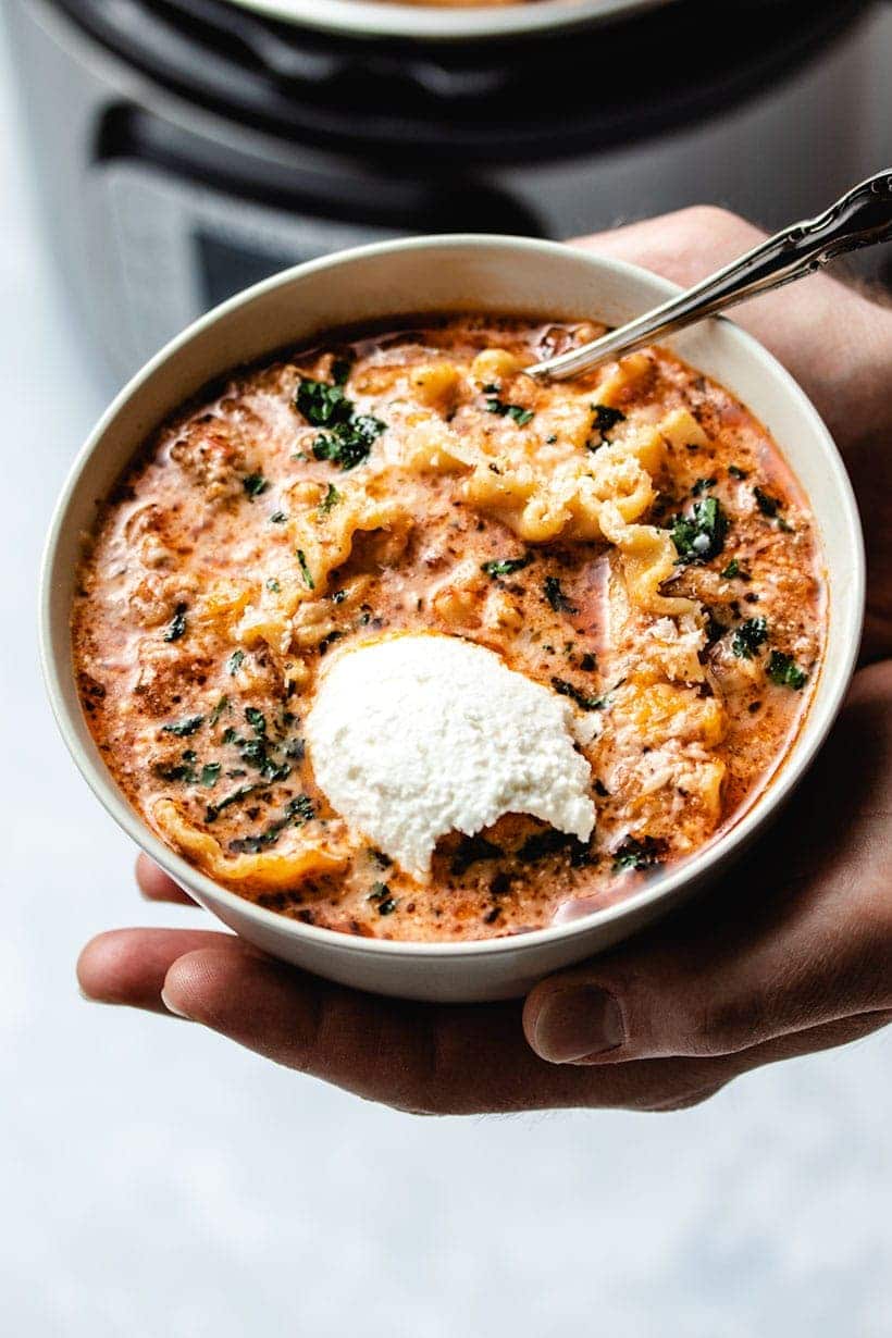 Instant Pot Lasagna Soup