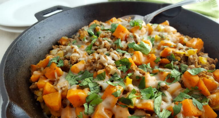 Ground Turkey Sweet Potato Skillet