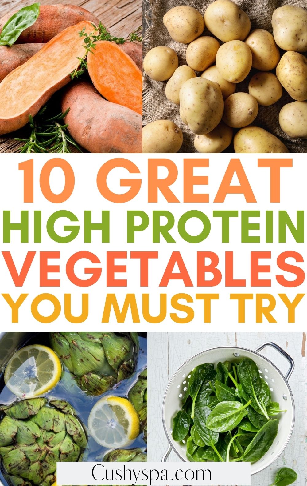 high protein vegetables