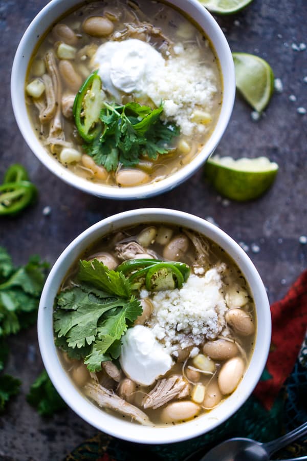 Crockpot White Bean Chicken Chili