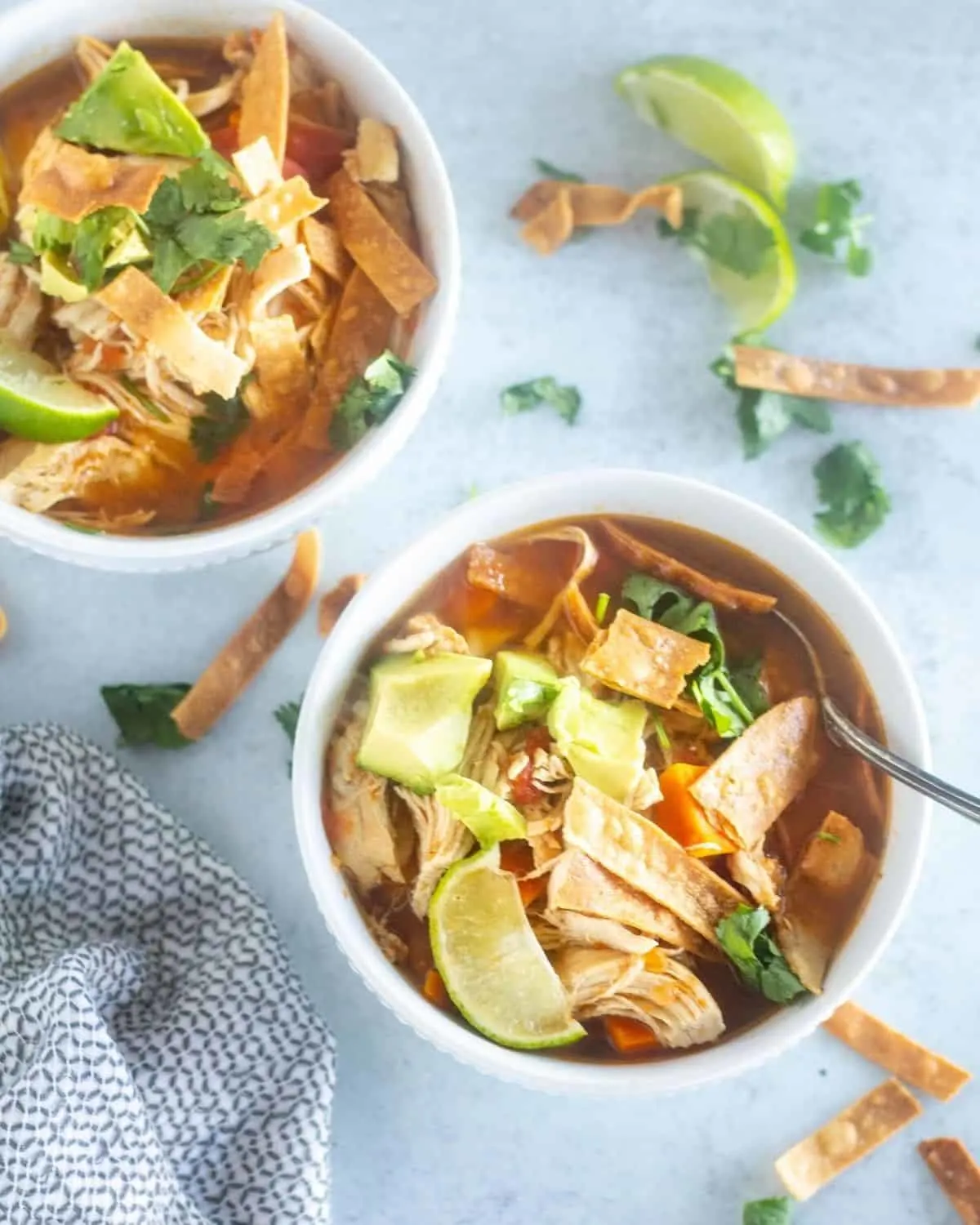 Keto Chicken Tortilla Soup