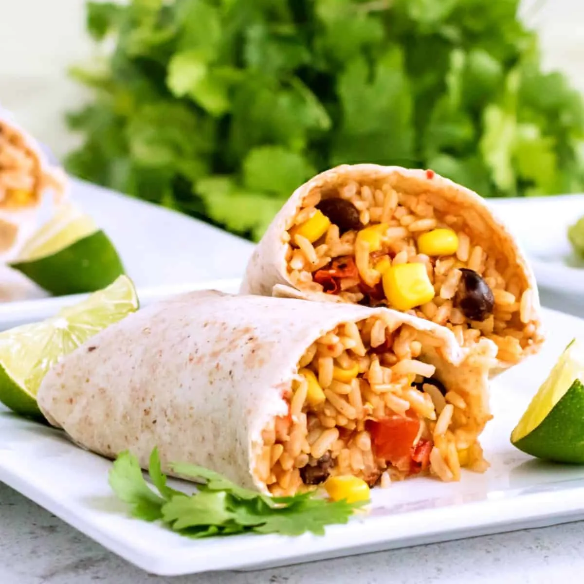 Slow Cooker Black Bean Burritos