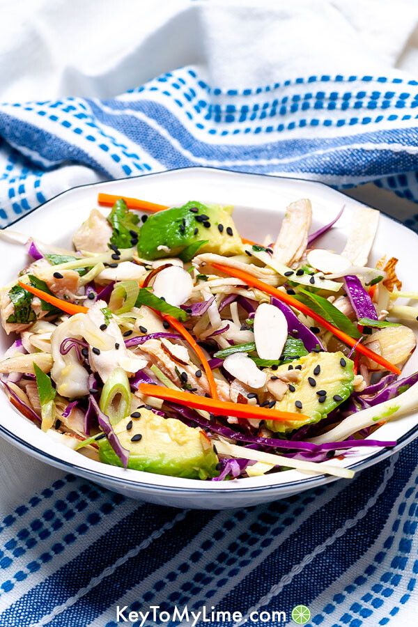 Chinese Sesame Chicken Salad with Sesame Dressing