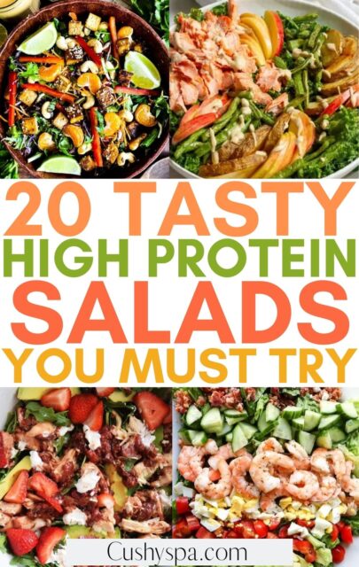 20 High Protein Salads You're Going to Love - Cushy Spa