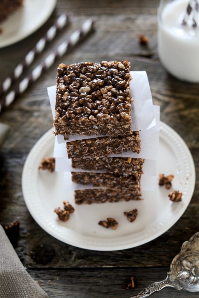 Chocolate Peanut Butter Crunch Bars