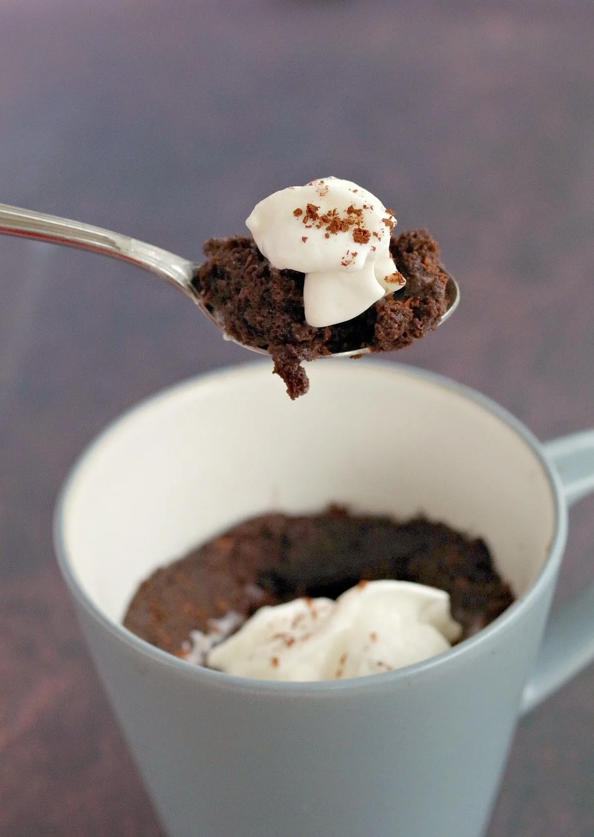 Microwave Chocolate Banana Mug Cake