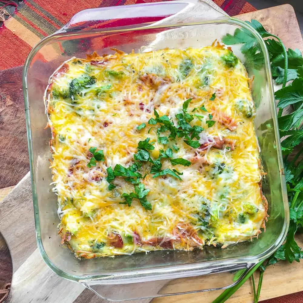 Keto Broccoli Breakfast Casserole