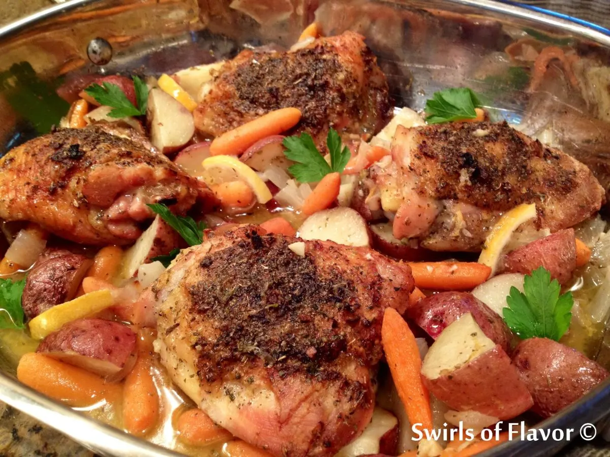 Roasted Chicken and Vegetable Casserole