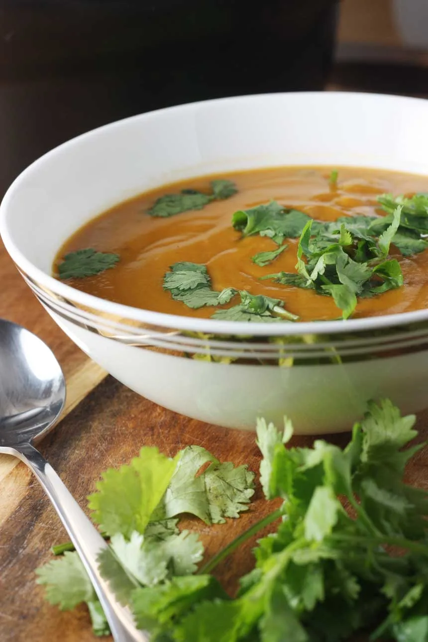 Thai Pumpkin Lentil Soup