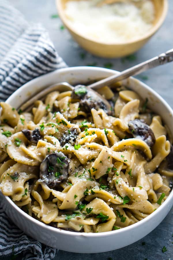 Vegetarian Mushroom Stroganoff