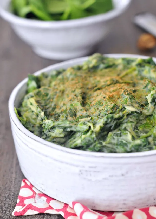 Vegan Creamed Spinach