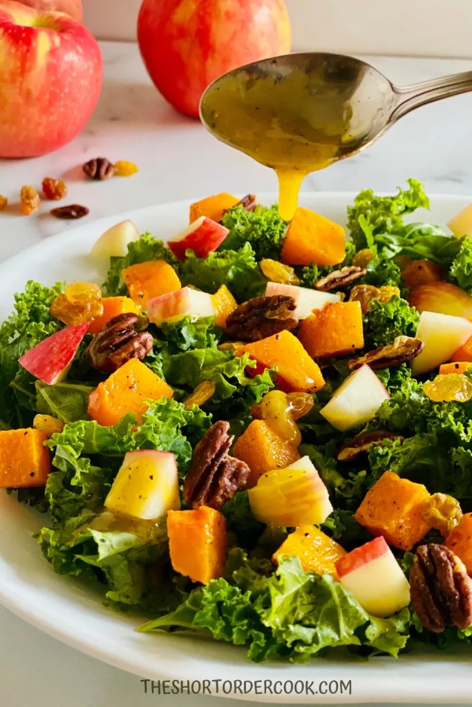 Butternut Squash, Apple, and Kale Salad