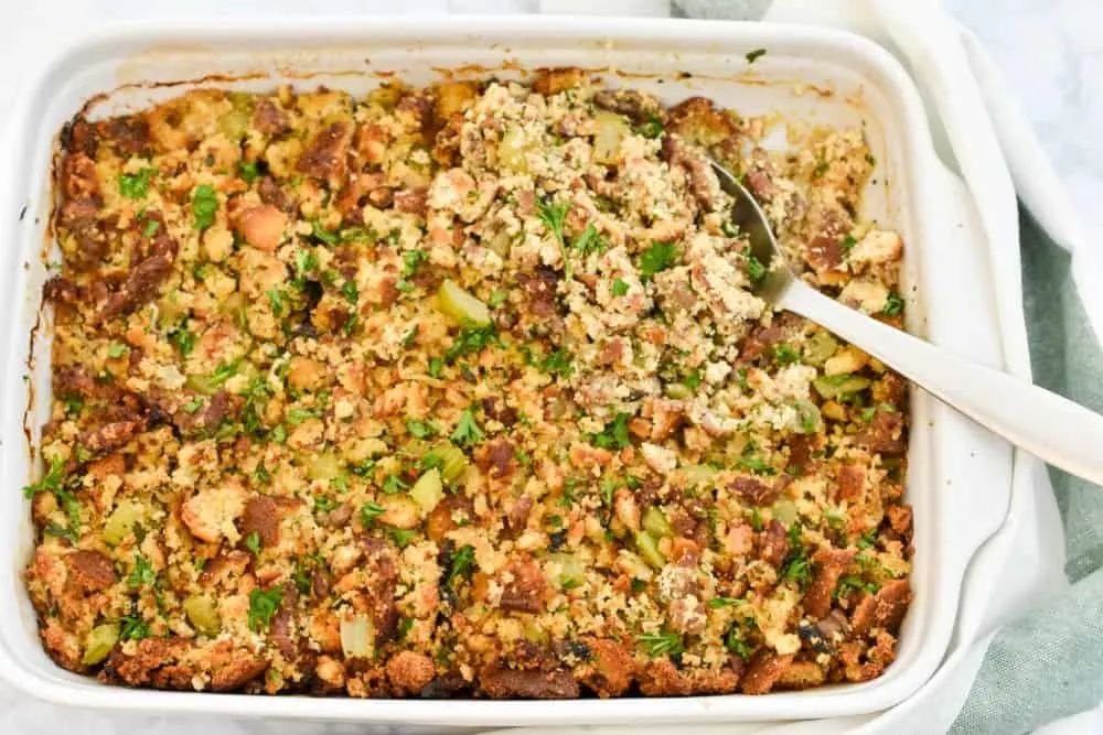 Keto Cornbread Stuffing