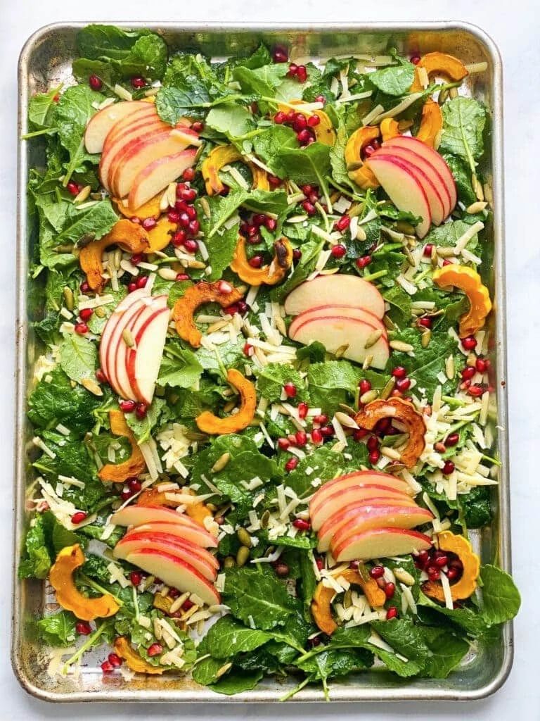 Fall Salad with Delicata Squash