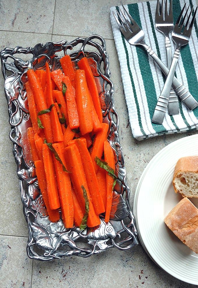 Italian Carrot Salad with Basil