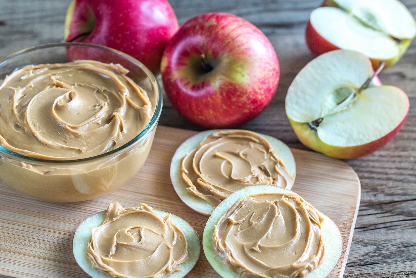 Sunflower Seed Butter and Apple Slices