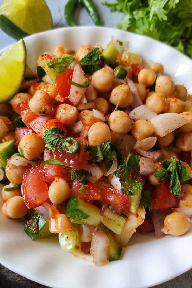 indian chickpea salad